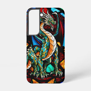 Funda Para Samsung Galaxy S22 Majestuosa Obra Maestra Mítica de Vidrio Pintado c