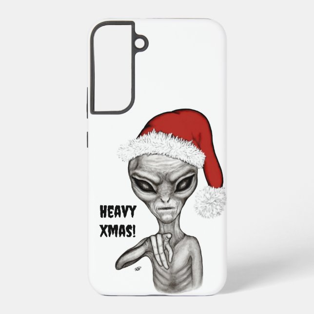 Funda Para Samsung Galaxy Mal Alien , Pesada Navidad ! (Reverso )