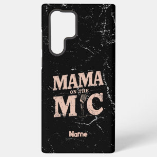 Funda Para Samsung Galaxy S22 Ultra Mamá en el Micrófono para DJ, Podcaster, Madres An