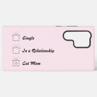Funda Para Samsung Galaxy S22 Ultra Mamá Gato Gatito Lindo Rosa