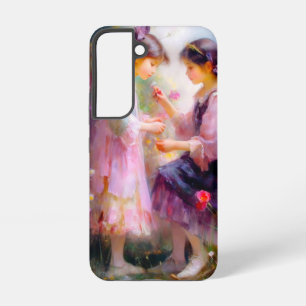 Funda Para Samsung Galaxy S22 Mañana en un jardín