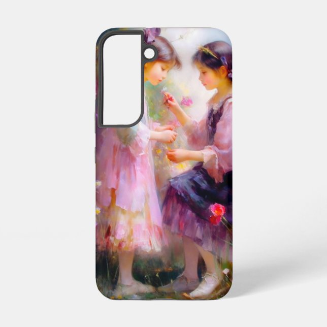 Funda Para Samsung Galaxy Mañana en un jardín (Reverso )