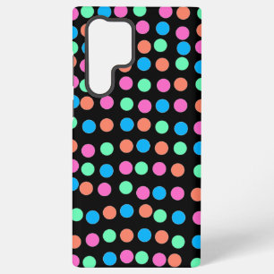 Funda Para Samsung Galaxy S22 Ultra Mancha pastel de primavera sobre negro