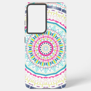 Funda Para Samsung Galaxy S21 Ultra mandala colorida