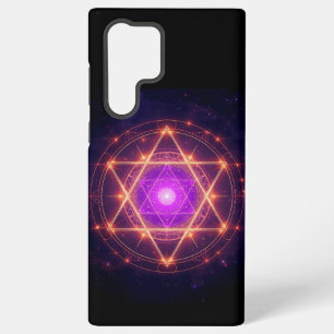 Funda Para Samsung Galaxy S22 Ultra Mandala de Geometría Sagrada: Luz dentro del Cosmo