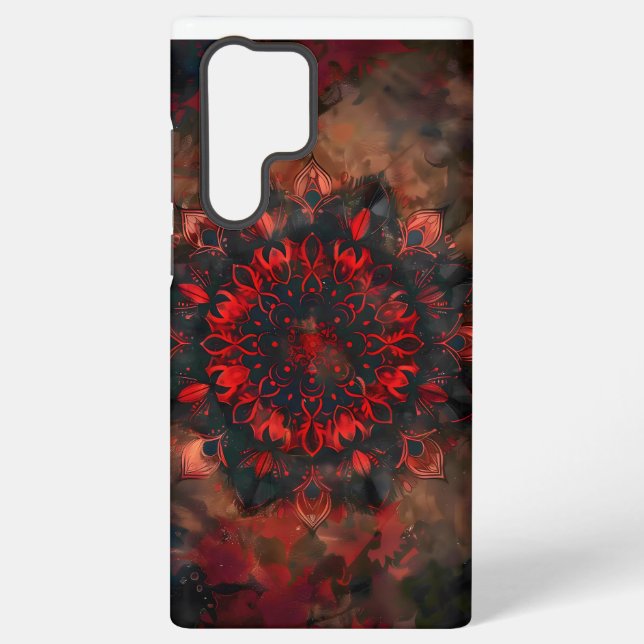Funda Para Samsung Galaxy Mandala oscura - Regalo gótico de Boho (Reverso )