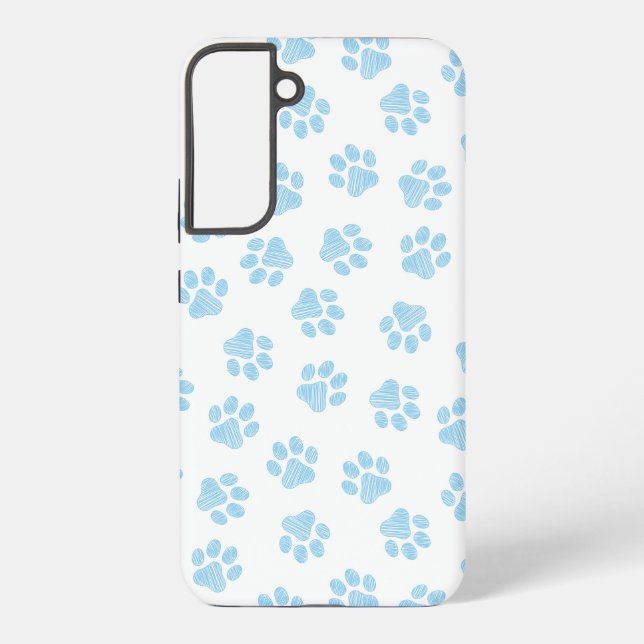 Funda Para Samsung Galaxy Manos de perro, garras de perro, garras azules de  (Reverso )