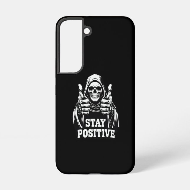 Funda Para Samsung Galaxy Mantén una Actitud Positiva (Reverso )