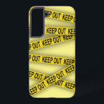 Funda Para Samsung Galaxy S22  Manténgase alejado y no cruce la cinta de la polic<br><div class="desc">Cinta amarilla de la policía con letras</div>