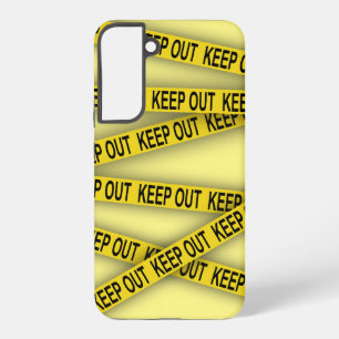 Funda Para Samsung Galaxy S22+ Manténgase fuera, manténgase alejado, no cruce cin