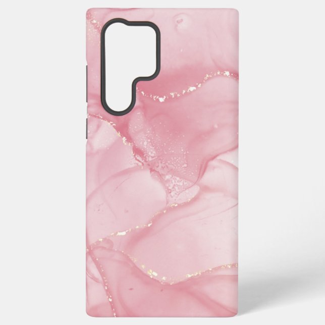 Funda Para Samsung Galaxy Marbal y purpurina de oro Samsung Galaxy S22 ultra (Reverso )