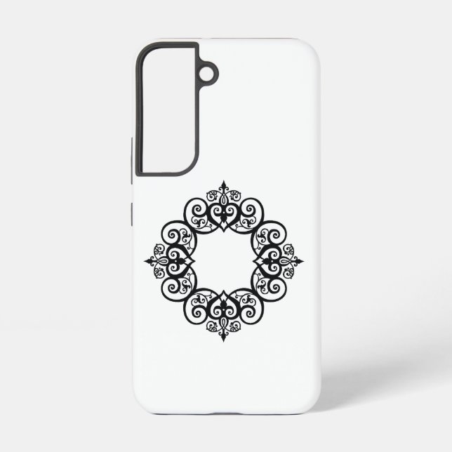 Funda Para Samsung Galaxy Marco Ornamental Antiguo (Reverso )