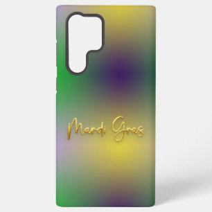 Funda Para Samsung Galaxy S22 Ultra Mardi Gras Amarillo, Púrpura, Verde