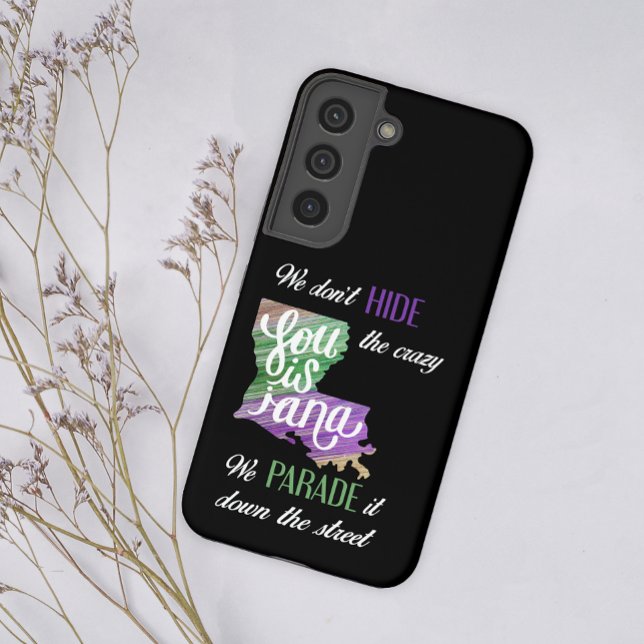 Funda Para Samsung Galaxy Mardi Gras No escondas el loco desfile carnaval di (Subido por el creador)