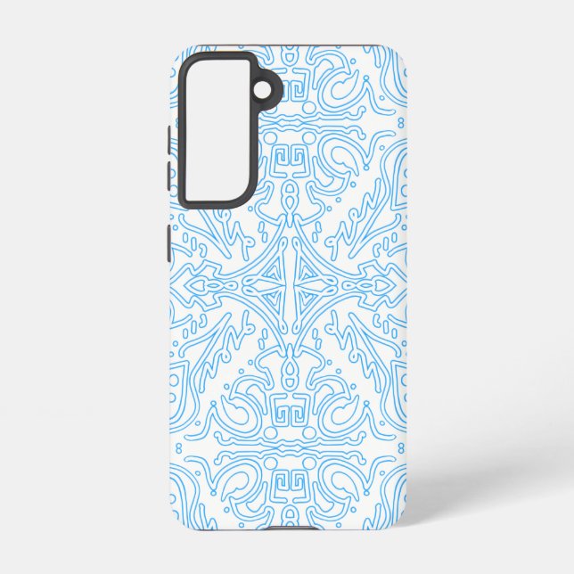 Funda Para Samsung Galaxy Marea Azur Celeste (Reverso )