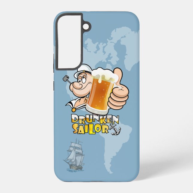 Funda Para Samsung Galaxy Marinero Borracho (Reverso )
