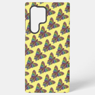 Funda Para Samsung Galaxy S22 Ultra Mariposa Arcoíris (amarillo) - Funda Samsung