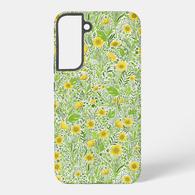 Funda Para Samsung Galaxy Mariposas en blanco (Reverso )
