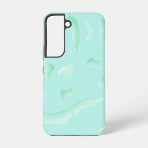 Funda Para Samsung Galaxy S22 Mármol de jade verde esmeralda estético patrón acu