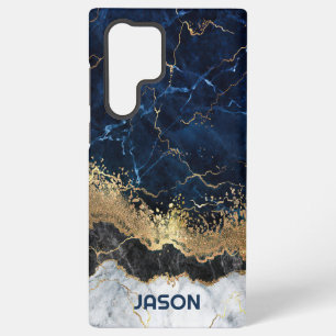Funda Para Samsung Galaxy S22 Ultra Mármol y brillo