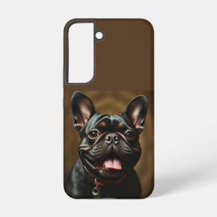 Funda Para Samsung Galaxy S22 Mascota Perro Animal Bulldog Francés Atigrado