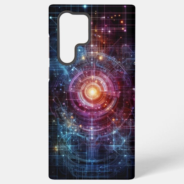 Funda Para Samsung Galaxy Matriz Cibernética (Reverso )