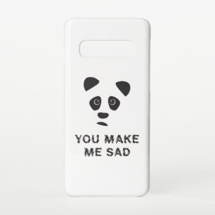 Funda Para Samsung Galaxy S10 Me pones triste. Triste panda.