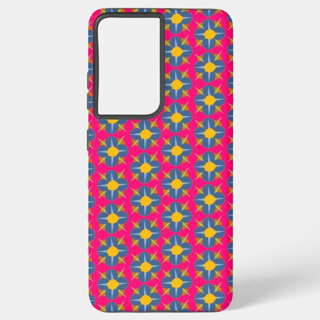 Funda Para Samsung Galaxy Medallones Florales (Reverso )