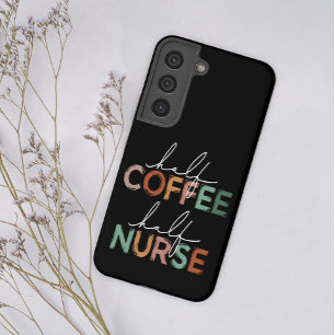 Funda Para Samsung Galaxy S22 Médico Divertido Colorido Mitad Café Mitad Enferme
