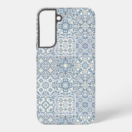 Funda Para Samsung Galaxy S22+ Mediterranean Tiles, Moroccan, Majolica, Azulejo