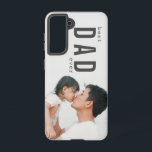 Funda Para Samsung Galaxy S21 Mejor foto Minimalista de papá<br><div class="desc">Este minimalista y moderno "mejor DAD jamás" estuche de teléfono presenta su foto y negrita letras negras. Un regalo perfecto para el Día del Padre,  los cumpleaños y las vacaciones. Personalice sus necesidades. Puedes encontrar más productos a juego en mi tienda.</div>