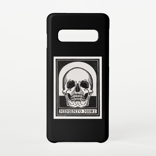 Funda Para Samsung Galaxy Memento Mori Skull Art (Reverso)