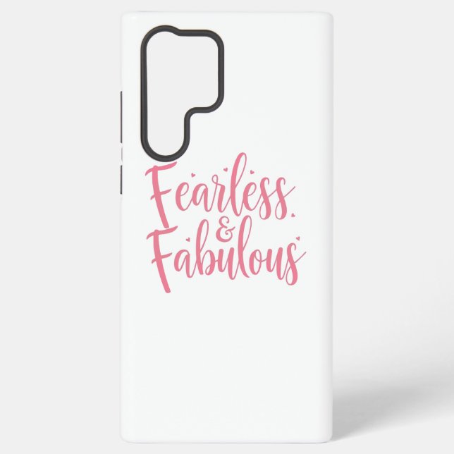 Funda Para Samsung Galaxy Mensaje motivador de espuma rosada (Reverso )
