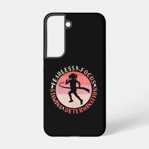 Funda Para Samsung Galaxy S22 Mentalidad de niñas corriendo - Corredora intrépid