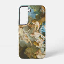 Mercurio confiando el bebé Baccus a las ninfas