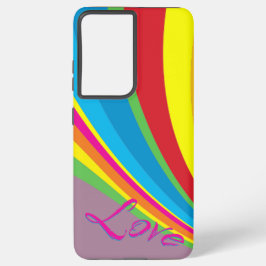 Funda Para Samsung Galaxy S21+ Mes del Orgullo - Amor del Arcoiris