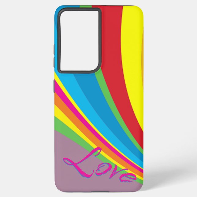 Funda Para Samsung Galaxy Mes del Orgullo - Amor del Arcoiris (Reverso )