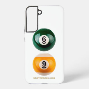 Funda Para Samsung Galaxy S22+ Mesa de billar dura SlipperyJoe's 69 dos bolas de