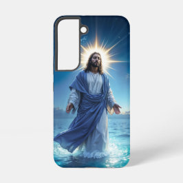 Funda Para Samsung Galaxy S22 Mesías Jesucristo gracia y serenidad arte