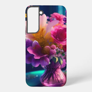 Funda Para Samsung Galaxy S22+ Mezcla de flores Vase 1