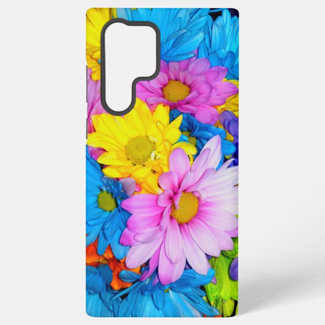 Funda Para Samsung Galaxy Mezcla luminosa de flores Daisy (Reverso )