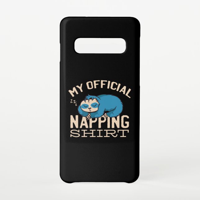 Funda Para Samsung Galaxy Mi camisa oficial para dormir la siesta, Lazy durm (Reverso)
