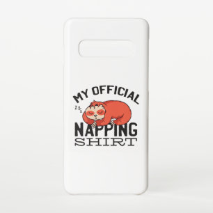 Funda Para Samsung Galaxy S10 Mi camiseta oficial para dormir la siesta - Lazy l