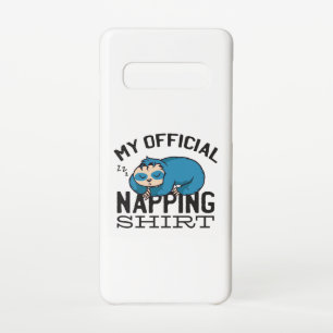 Funda Para Samsung Galaxy S10 Mi camiseta oficial para dormir la siesta - Lazy l