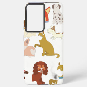 Funda Para Samsung Galaxy S21 Ultra Mi lindo perro en mi galaxia samsung es el estuche