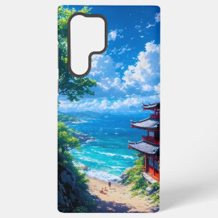 Funda Para Samsung Galaxy S22 Ultra Midori to Umi no Michi