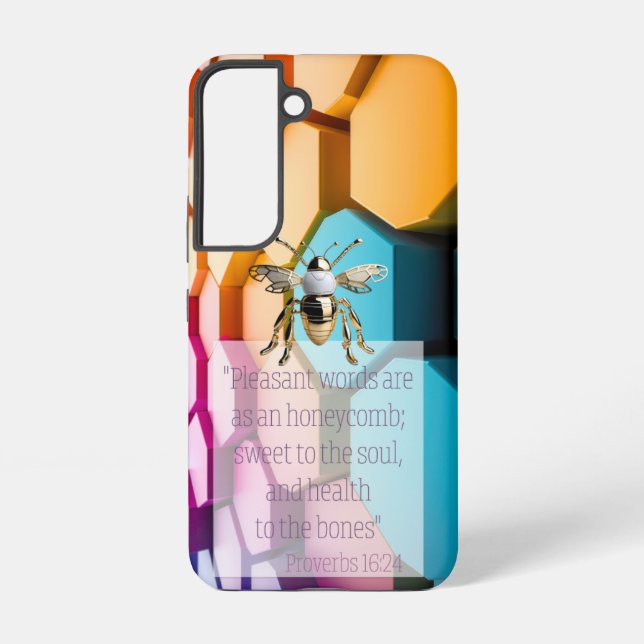 Funda Para Samsung Galaxy Miel Religiosa de Arcoíris de Mielcama Dorada de M (Reverso )