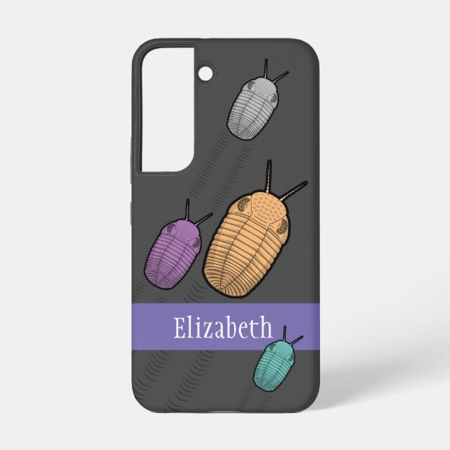 Funda Para Samsung Galaxy Migración de trilobitas- Animal prehistórico (Reverso )