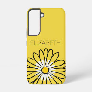 Funda Para Samsung Galaxy S22 Minimalista elegante moderno flor de margarita y t