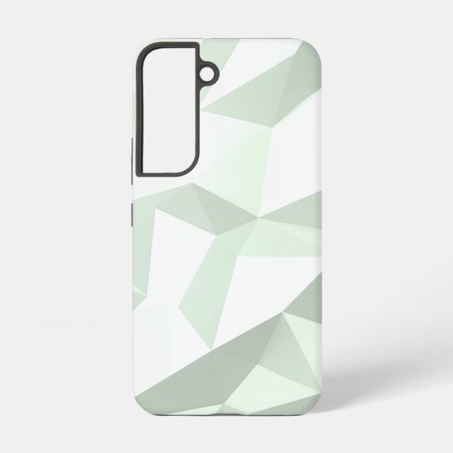 Funda Para Samsung Galaxy Mint Green Polygon Geometric (Reverso )